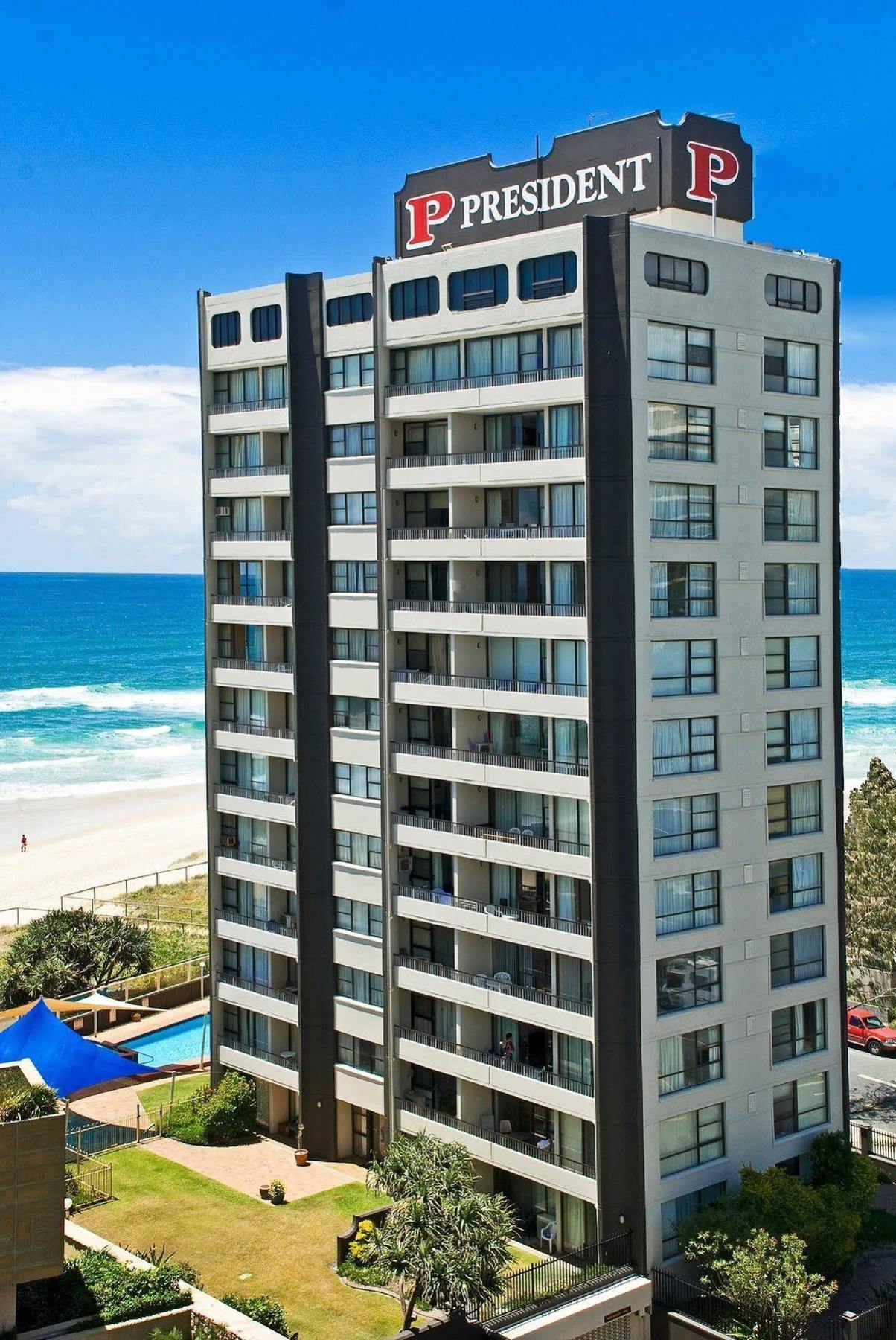 President Holiday Apartments - Absolute Beachfront Gold Coast Exterior foto